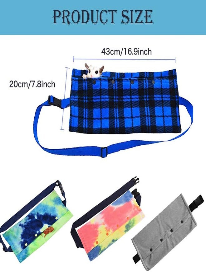 hokable Small Animal Sling Carrier,Small Animal Bag for Bearded Dragons Lizards and Reptile with Adjustable Strap Tow Rope 3 Sizes Pack + Small Animal Sling Carrier（Grey） - Image 3